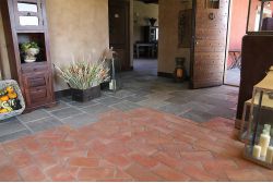 15x30 cm rechteckige Terracotta-Fliese