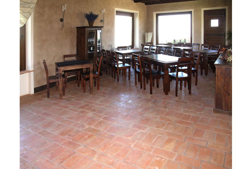 15x30 cm rectangular Terracotta